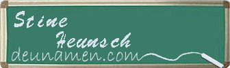 Stine Heunsch Visitenkarte